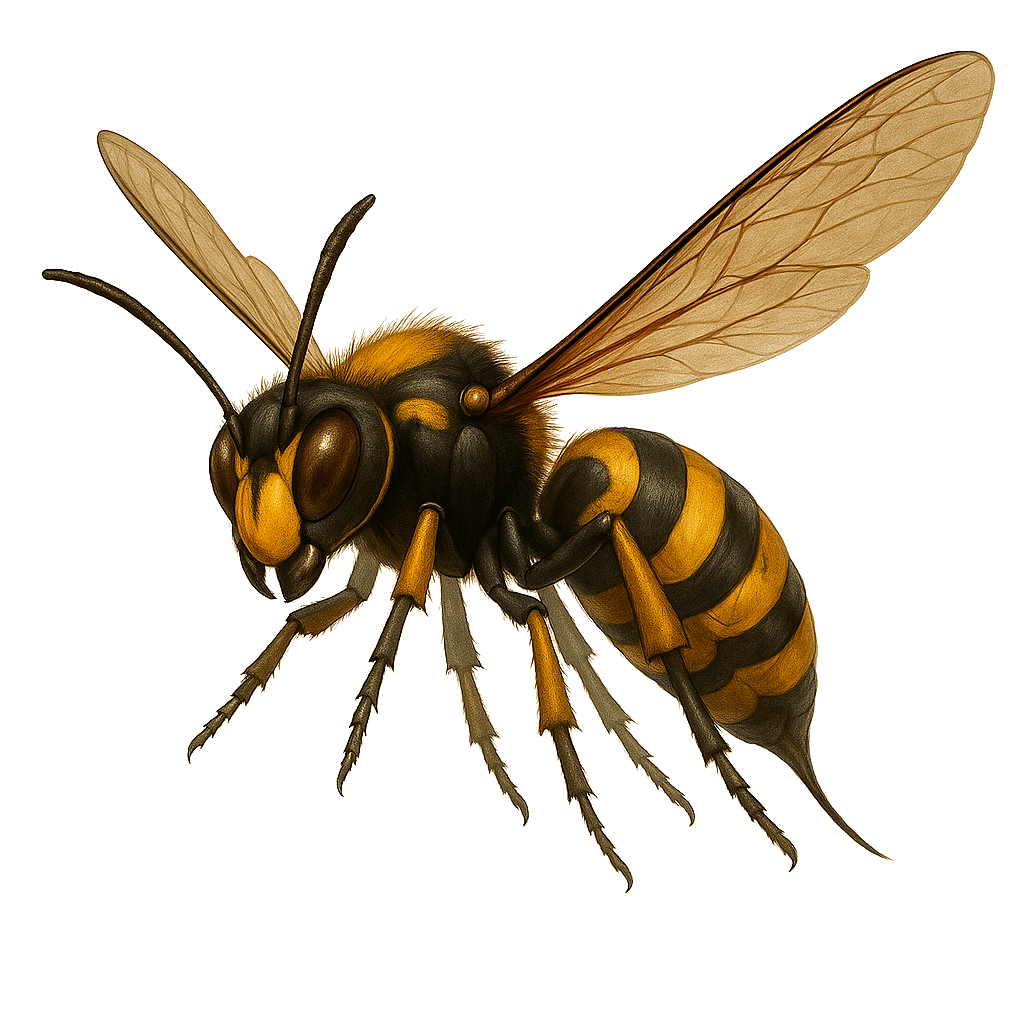 Giant Wasp - Poisonous flying insect