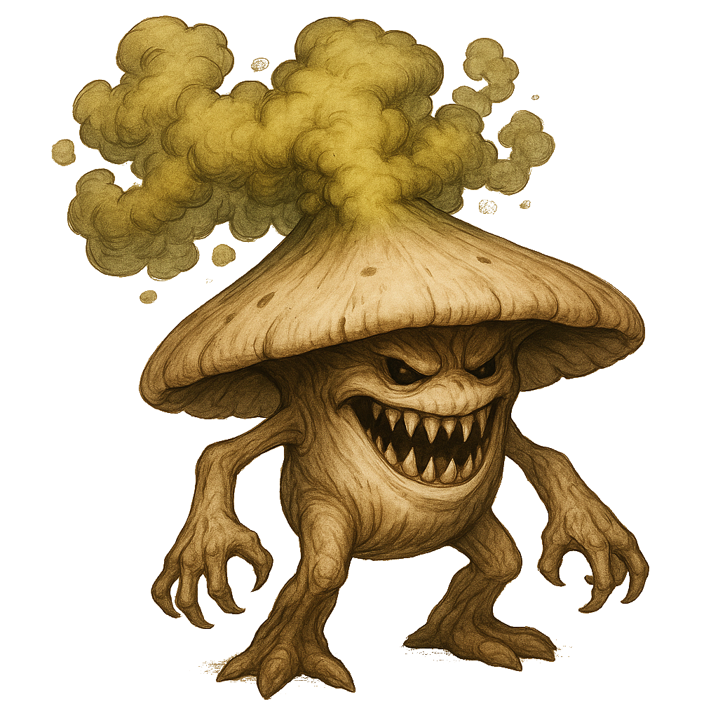 Toxic Mushroom Fiend - Poisonous fungus creature